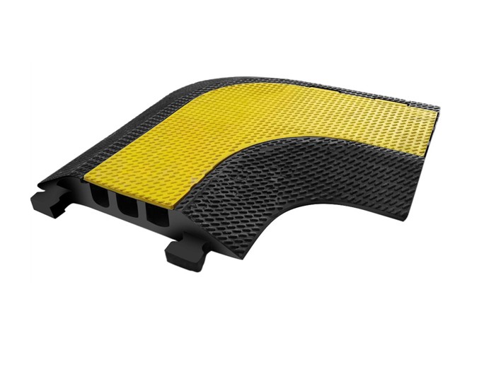 3 Channels Cable Ramp 90 degrees Corner