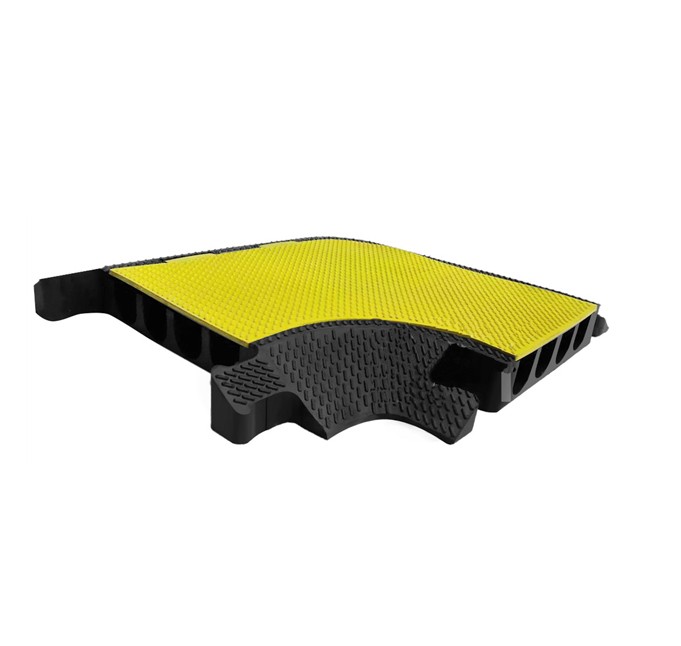 4 Channels Cable Ramp 90 degrees Corner