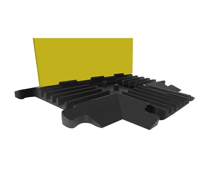 5 Channels Cable Ramp T-Piece Corner