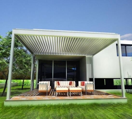 Aluminum Outdoor Pergola Waterproof Sunlouver