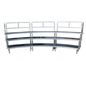 Royal Kay Portable Choir Risers Stage For Elevated Seating With Wheels