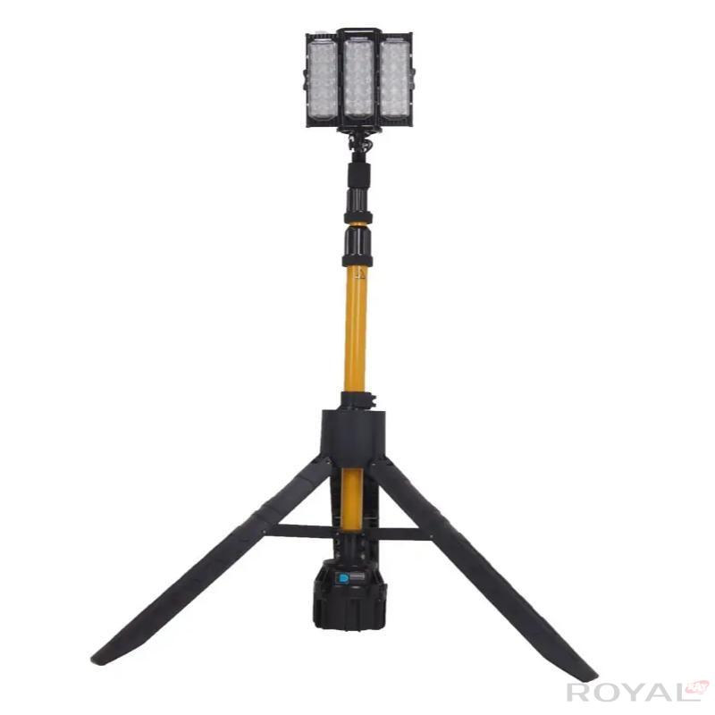 Royal Kay Portable Emergency Rechargeable LED Flood Light with Tripod